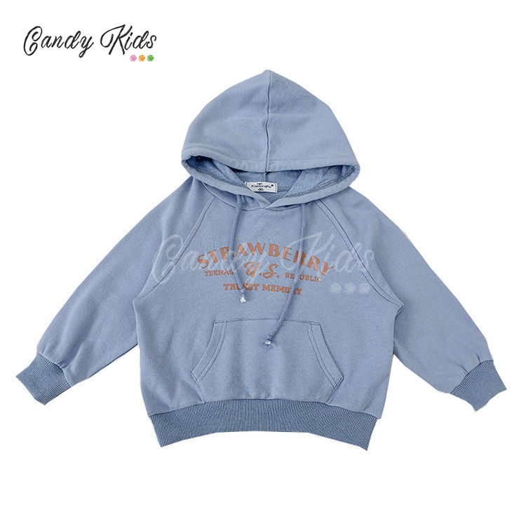 NEW Áo Hoodie Cotton Dáng Rộng Thời Trang Cho Bé Gái (2-7 Tuổi)