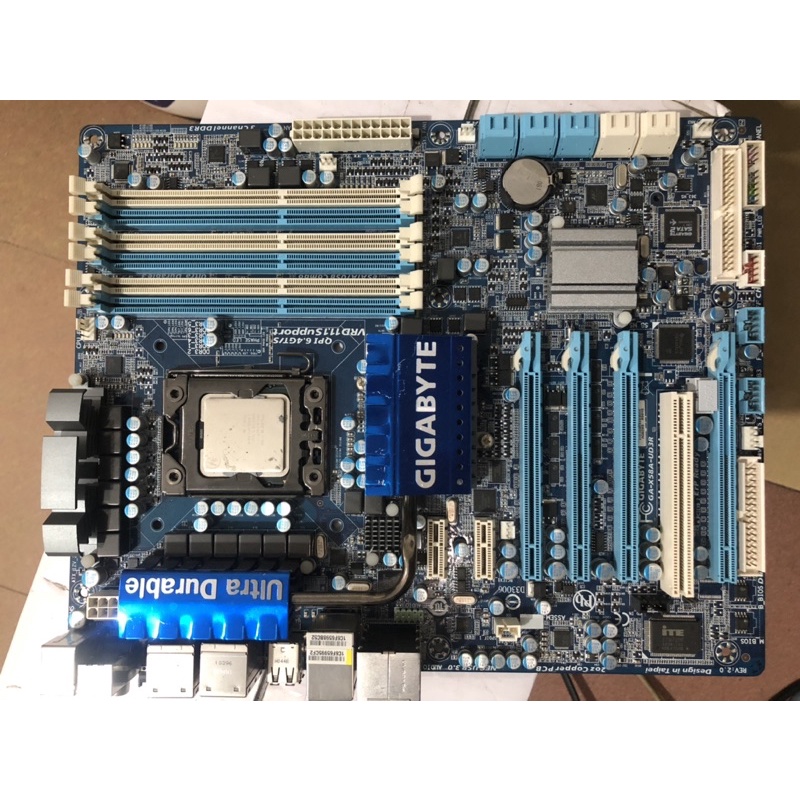 [Mã Sale hoàn 50k cho đơn từ 1tr] Main Gigabyte mã GA - X58A - UD3R socket 1336 kèm chip i7-950