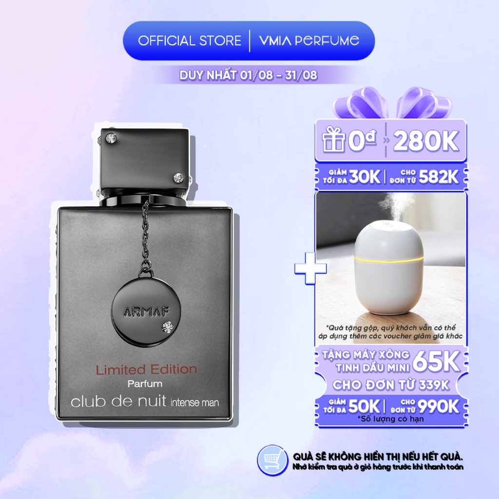 Nước Hoa Nam Armaf Club De Nuit Intense Limited Edition Parfum mẫu thử 2ml 5ml 10ml