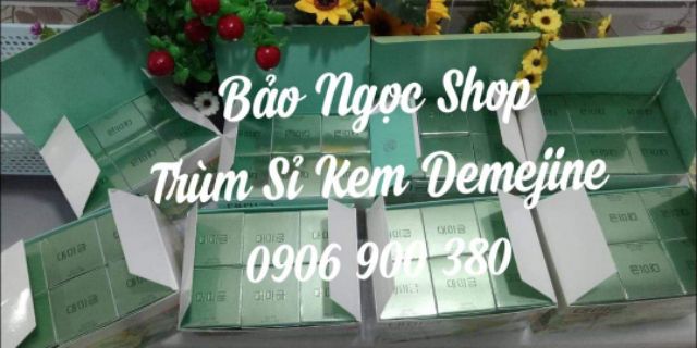 KEM DEMEJINE SẠCH MỤN , GIẢM THÂM, DƯỠNG DA TRẮNG HỒNG100 % HIỆU QUẢ