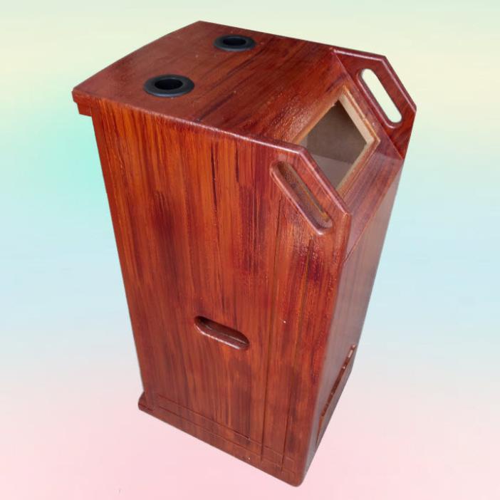 Vỏ thùng loa 2 tấc 5 đôi họa tiết vân gỗ