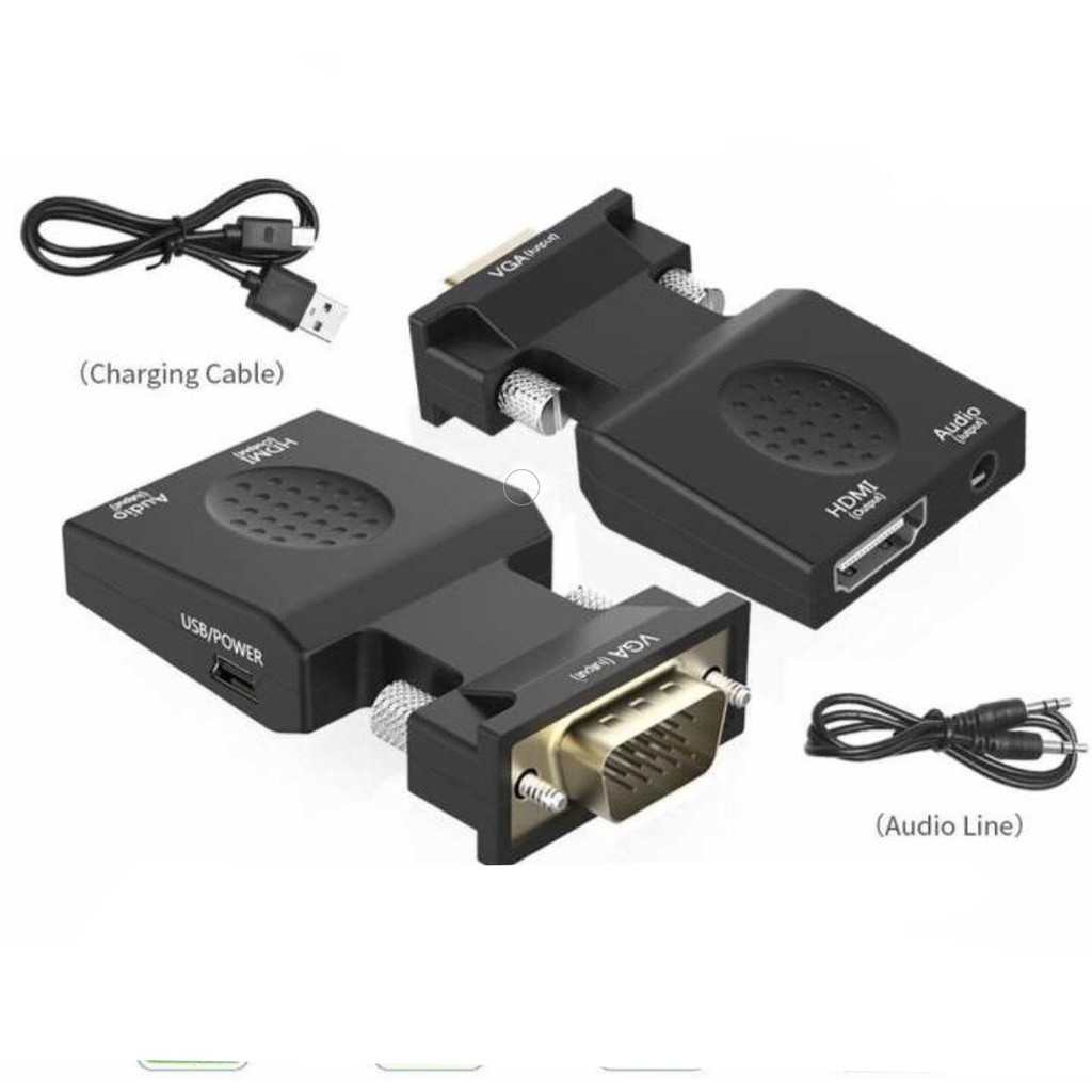 Đầu Chuyển VGA sang HDMI có audio | BigBuy360 - bigbuy360.vn