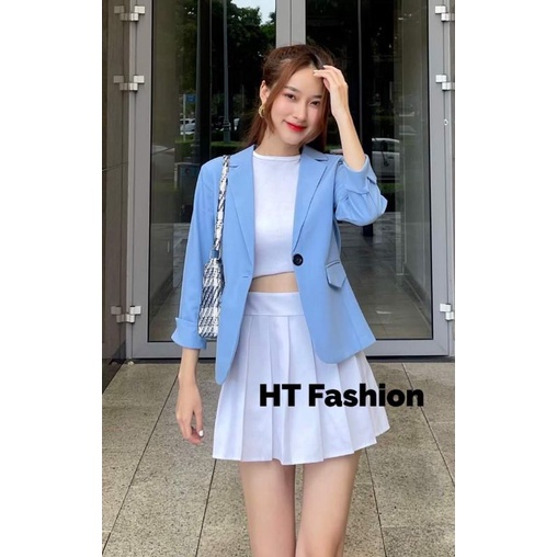Áo khoát vest nữ hàng thiết kế cao cấp HT FASHION có bigsize đến 70kg