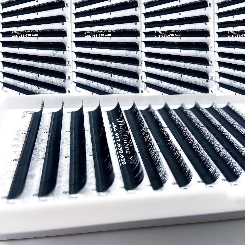 Mi dưới mix B -J 0.07-0.10_ dụng cụ nối mi_HUY HOÀNG MI