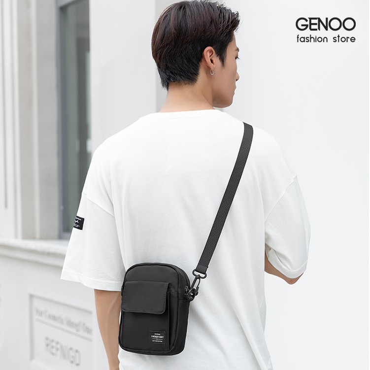 Túi Đeo Chéo Messenger MiniBag Thời Trang Cao Cấp Không Thấm Nước Chính Hãng E.S GN012 - GENOO OFFICIAL