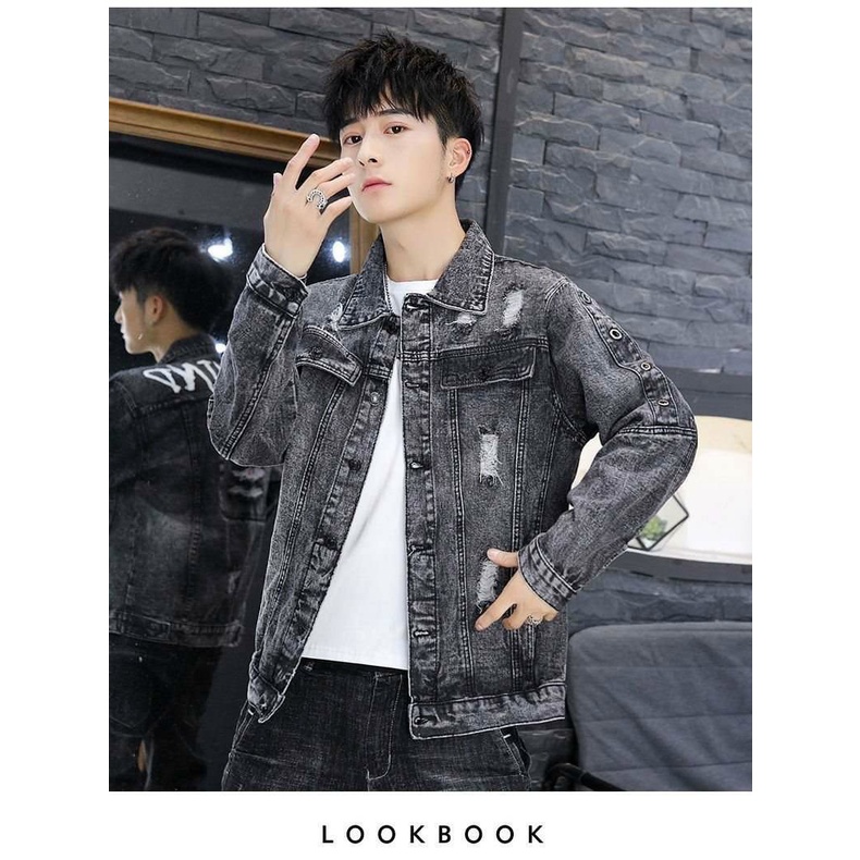 Áo Khoác Jean Nam ❤️FREESHIP❤️ Áo Khoác Bò Nam Thời Trang Chuẩn Hàng Shop Tô Tồ Shop - AKJN4