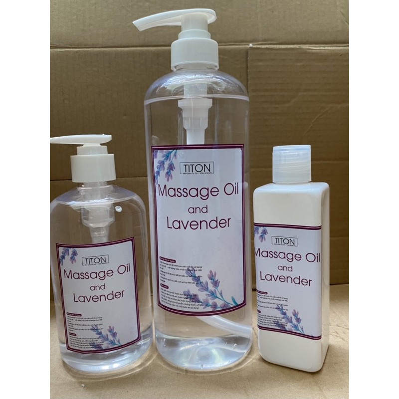 Dầu Massage Body Hương Lavender 100% (500ml,1000ml)