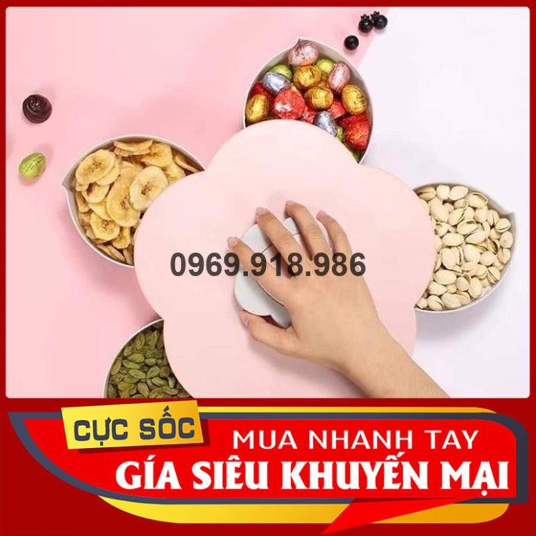 🍦 Hộp Đựng Bánh Kẹo Mứt Tết Xoay Tròn Nở Hoa 5 Cánh 1 Tầng Đẹp Cao Cấp Giá Gốc Sỉ Rẻ 🍏 Tổng Kho Gia Dụng An Giang 🍏