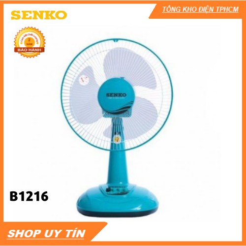 [Giảm 10k cho đơn 299k] Quạt Bàn SENKO sang trọng Cao Cấp B1216/B113- Bảo Hành 2 Năm- Chính Hãng