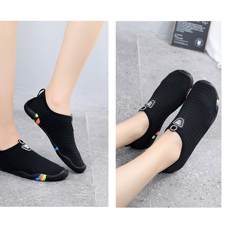 Giầy thời trang đi biển mẫu trơn cho nam và nữ