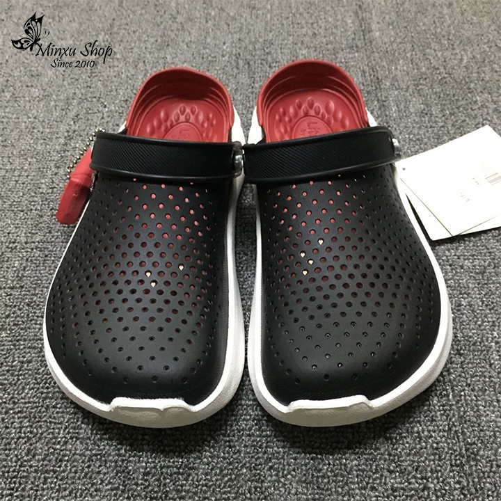 Dép cross literide quai ngang hàng xuất khẩu, sục bít đầu khủng long cho Nam Nữ đủ 9 màu 9 size Mã F Minxu shop