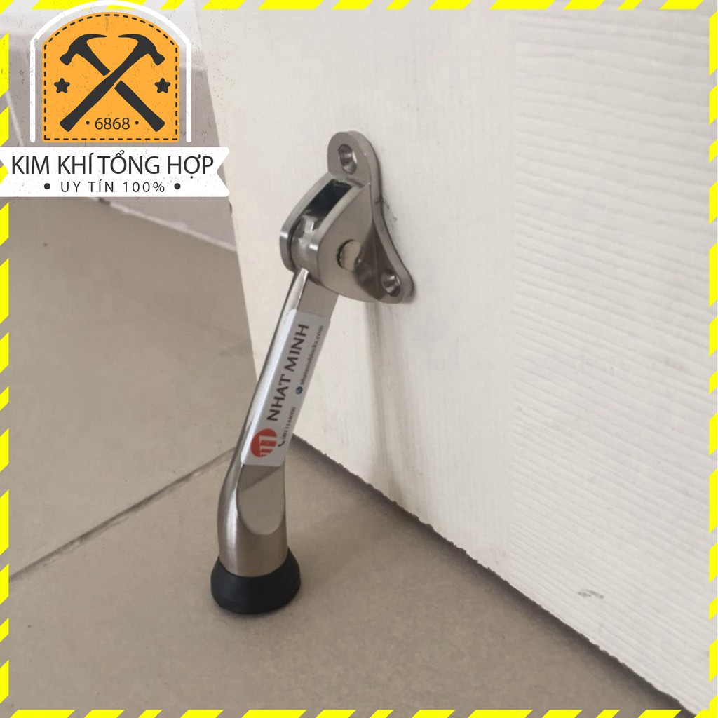 Chặn cửa móng ngựa inox 304 mẫu mới 2023 có lẫy hãm thông minh cực khỏe hàng công ty xuất khẩu