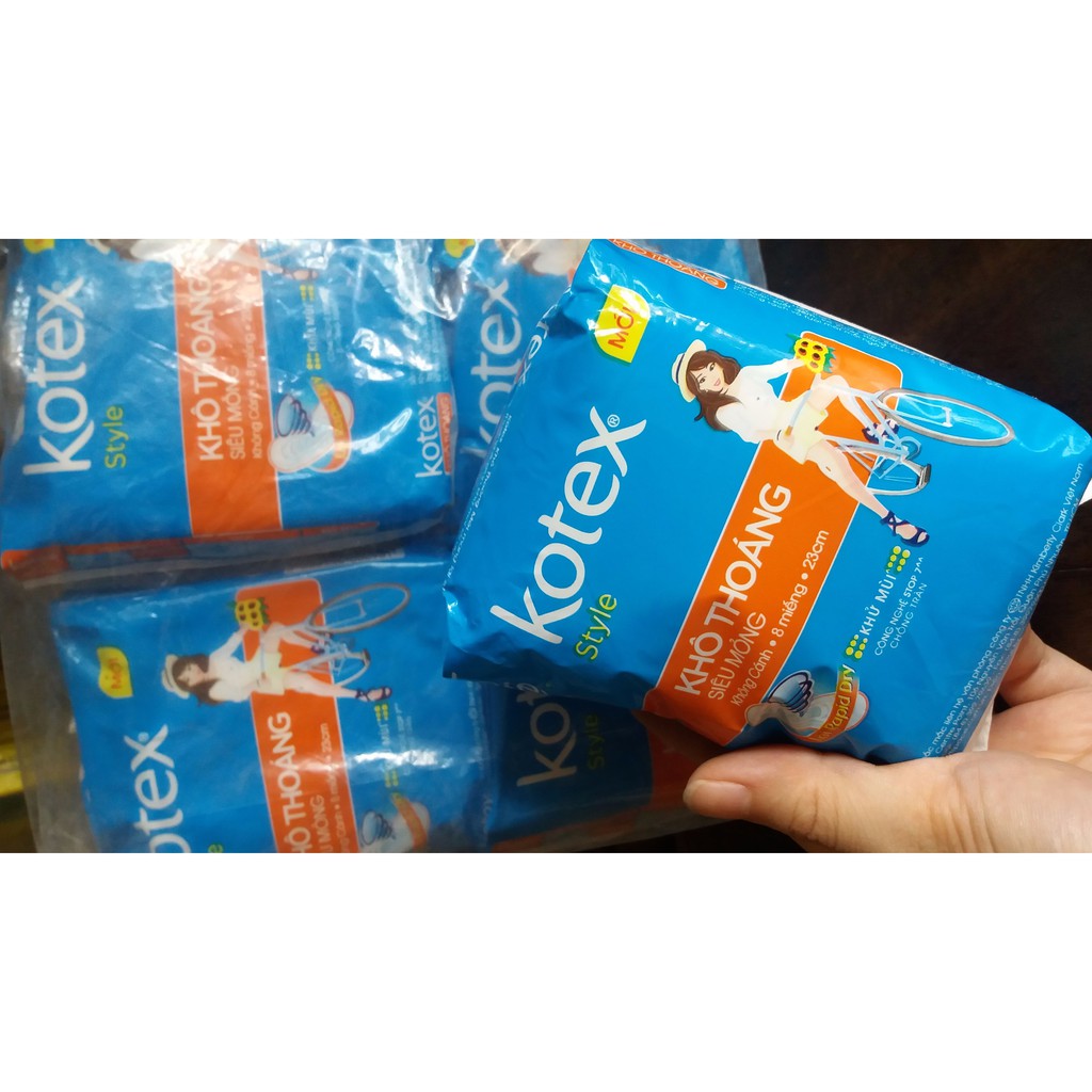 Freeship 99k TQ_Kotex Style Siêu mỏng ko cánh 8 miếng