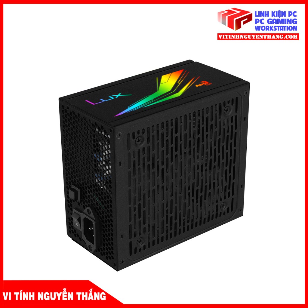 NGUỒN MÁY TÍNH AEROCOOL LUX RGB 550W - 550W - 80 PLUS BRONZE NEW BOX