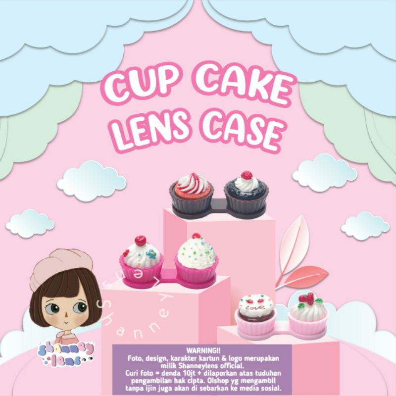 1 Hộp Đựng Bánh Cupcake Kiểu Hàn Quốc Dễ Thương