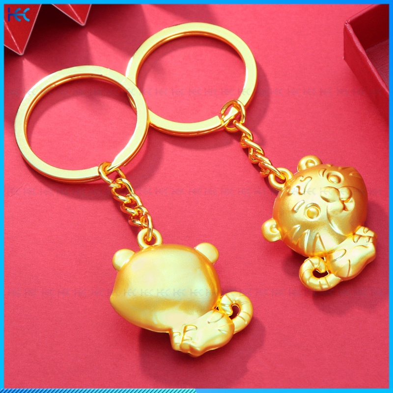 1 Móc Khóa Hình Chú Hổ May Mắn Dễ Thương
