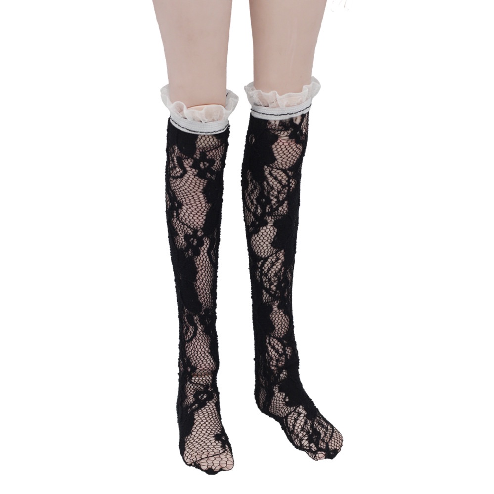 Vớ dài phối ren màu sắc ngọt ngào xinh xắn cho búp bê 60cm 1/3