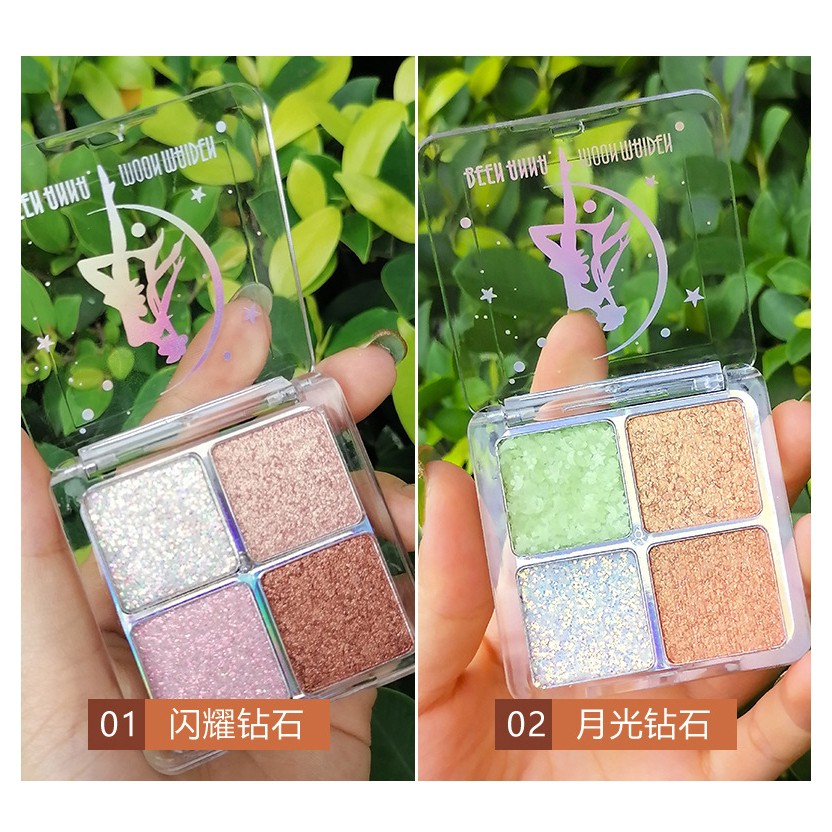 (Hàng Mới Về) Bảng Phấn Trang Điểm Mắt Gồm Bốn Màu Tiện Dụng | BigBuy360 - bigbuy360.vn