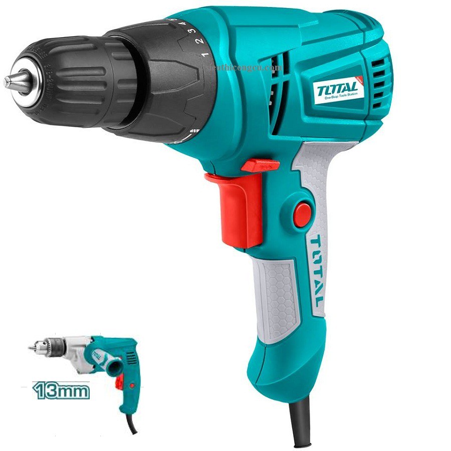Máy khoan điện Total TD207131E 13mm, công suất 700W - Dụng cụ cầm tay chuyên nghiệp