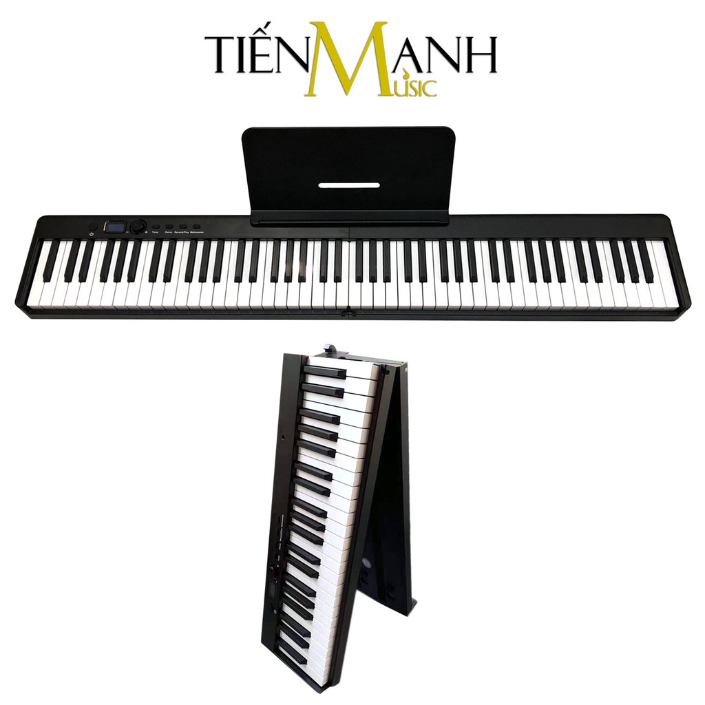 [Gấp Gọn] Đàn Piano Điện Bora BX-20 - 88 Phím Cảm Ứng Lực BX20 (Kèm Giá để bản nhạc, Bluetooth, Pedal BR-02, Bao đựng)