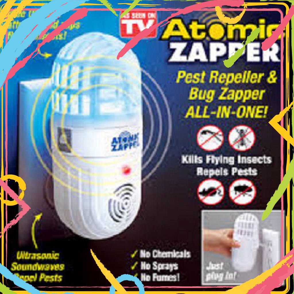 (Rẻ Vô Địch) Đèn bắt muỗi và đuổi côn trùng Sonic Zapper - 5256 (Rẻ Là Mua)