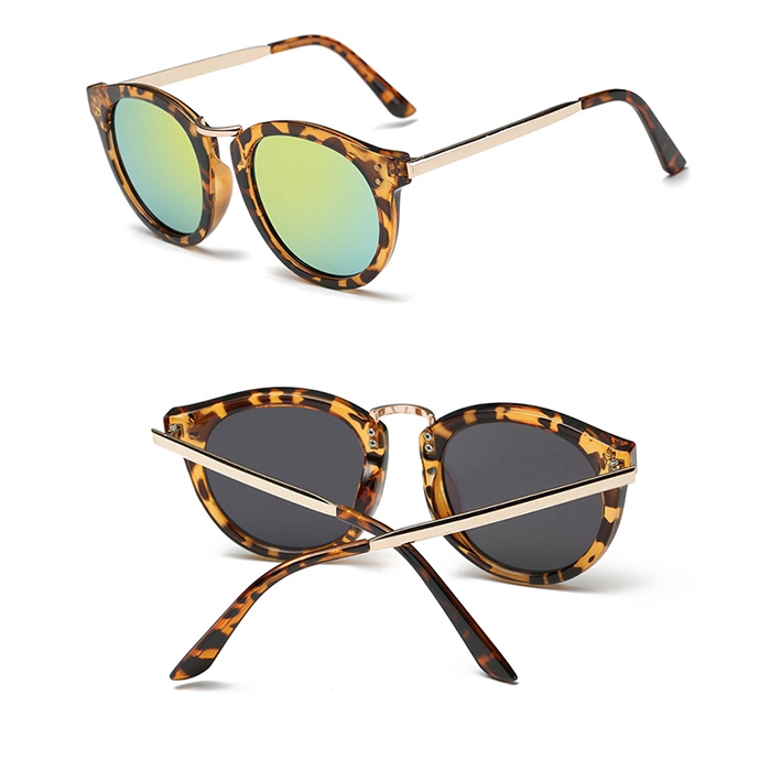 Woman fashion trend sunglasses metal color film reflective | BigBuy360 - bigbuy360.vn