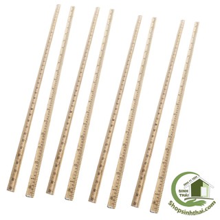 Thước gỗ đo mm, thước dài 1 mét ( 100cm )