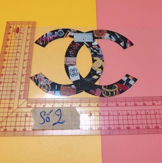 Sticker ủi,hình ủi, patch ủi logo Chanel