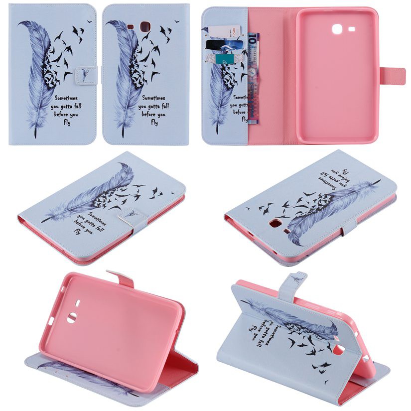 Bao da điện thoại thiết kế độc đáo thời trang cho Samsung Galaxy Tab 3 Lite T110 | BigBuy360 - bigbuy360.vn