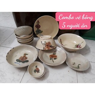 Combo bộ chén dĩa Đất Việt xưa