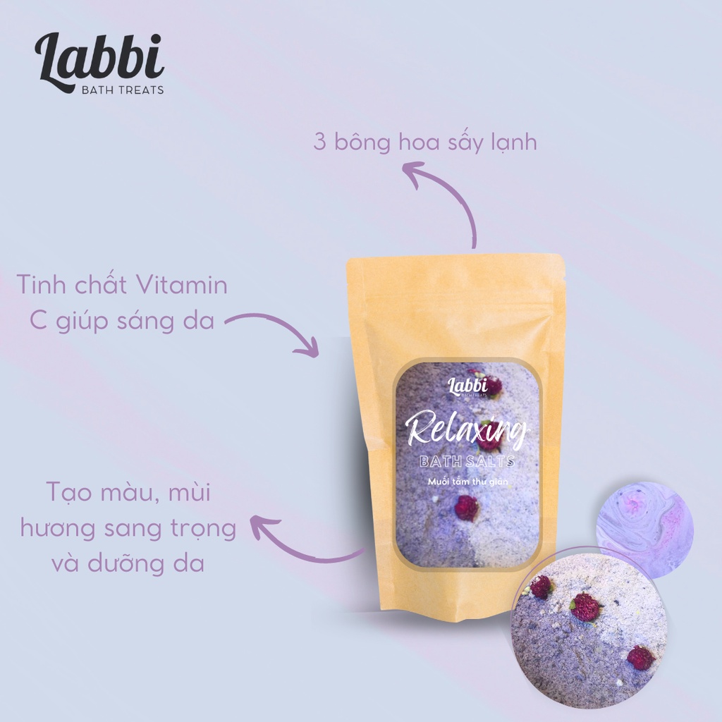 SKY AESTHETICS [Labbi] Relaxing Bath Salt / Muối thư giãn dưỡng da