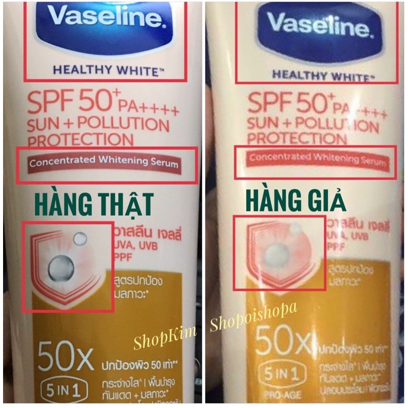 🌼Combo Dưỡng thể Vaseline 50x + Kích trắng Alpha Arbutin hộp vỉ  10 v Thái lan | BigBuy360 - bigbuy360.vn