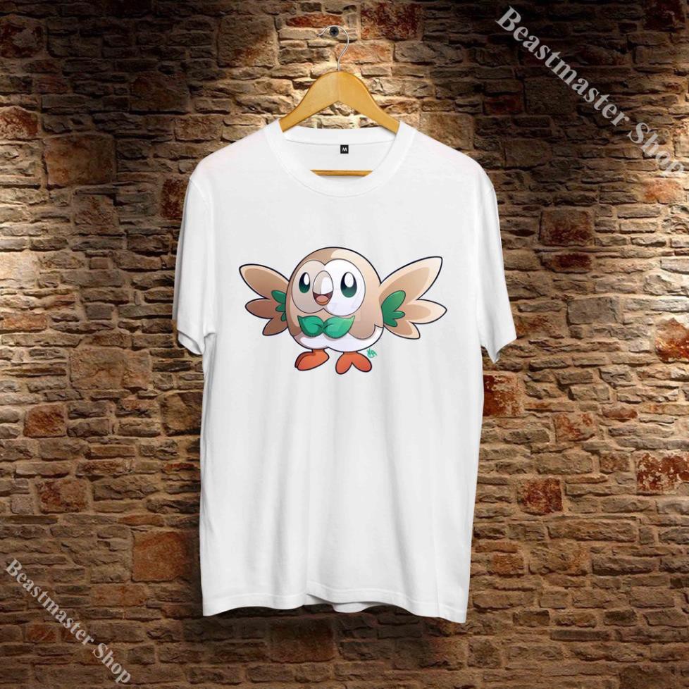 [DISCOUNT]💚 Áo Unisex Rowlet - Áo Unisex Mokuro - Rowlet T-Shirt cá tính - RWL-004