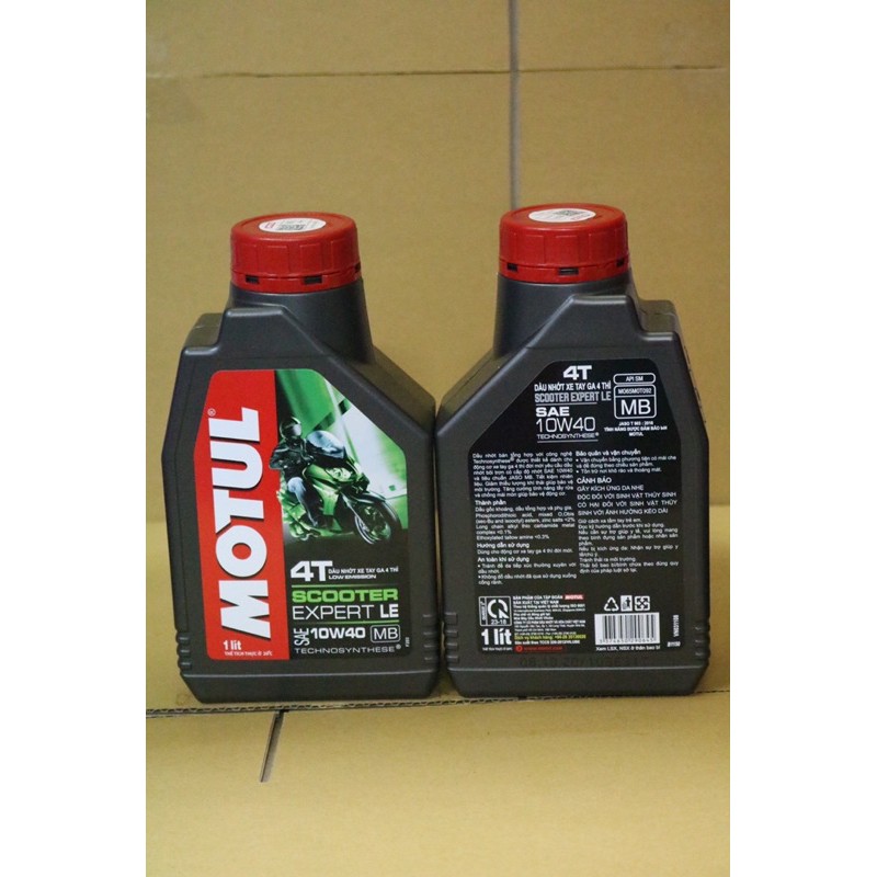 Nhớt MOTUL EXPERT dành cho xe tay ga 10w40 1L