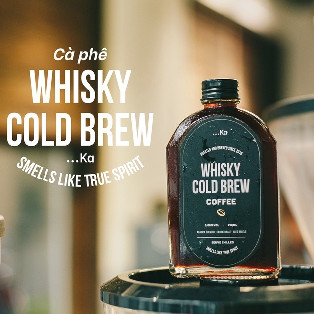 COMBO 2 gói Cà phê Arabica pha Cold Brew, Cà phê Arabica Cầu Đất ủ men đại mạch hương Whi$ky hương cam chanh hậu vị ngọt