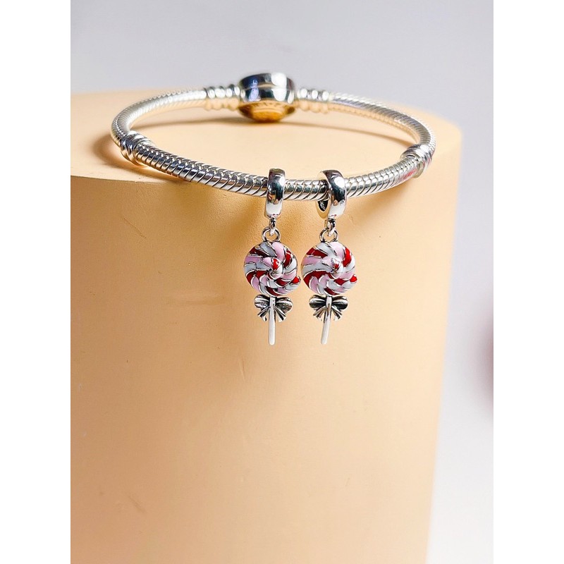 Charm Pandora hình cây kẹo bạc s925