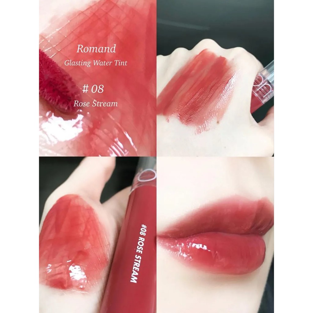 [Màu Mới] Son Romand Glasting Water Tint nước siêu lì 2021 (Có Sẵn) | BigBuy360 - bigbuy360.vn