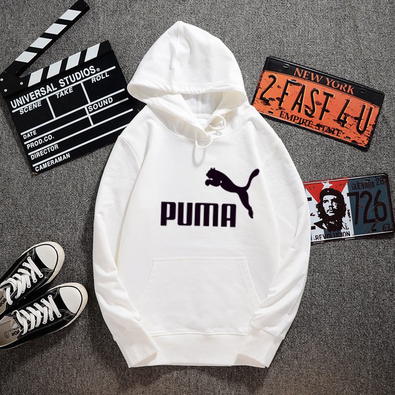 Áo Hoodie Tay Dài In Hình Puma Cá Tính Cho Cặp Đôi