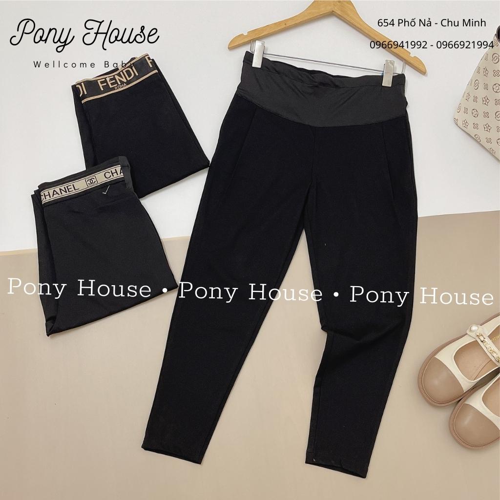 Quần Bầu Baggy Công Sở Dài Chất Umi Co Giãn 4 Chiều Có Đáp Bụng Và Chun Chỉnh