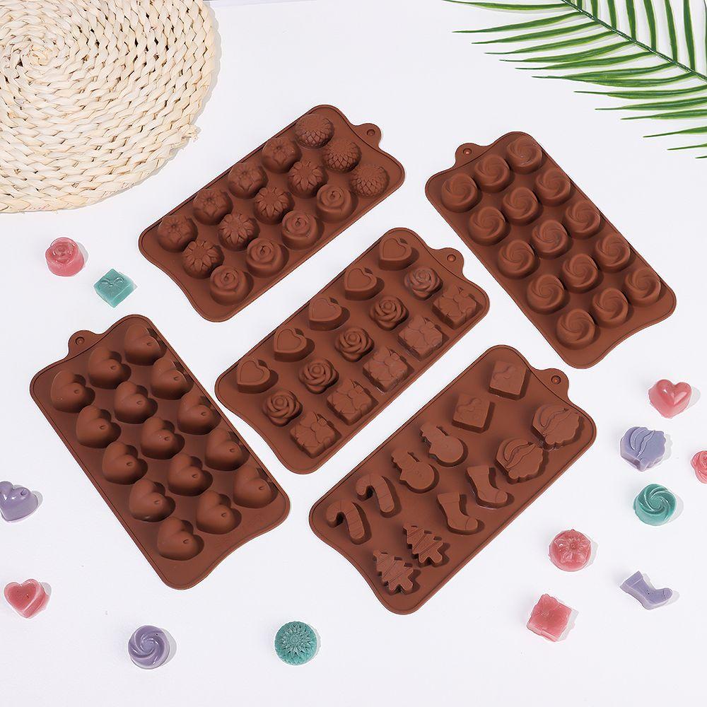 Khuôn Làm Sô Cô La / Kẹo Dẻo Bằng Silicone Tiện Dụng