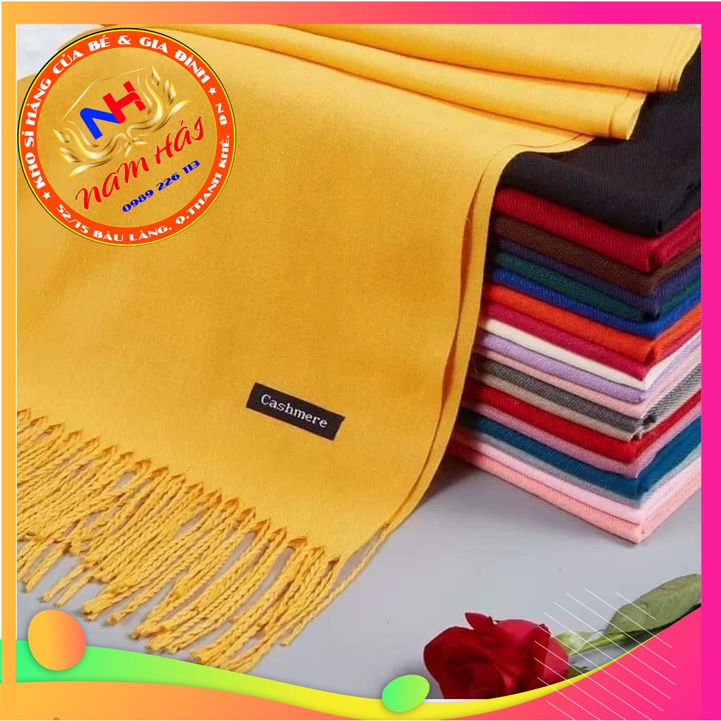 Khăn quàng cổ mùa đông CASHMERE siêu ấm áp, kích thước lớn cao cấp dành cho mọi đối tượng sử dụng