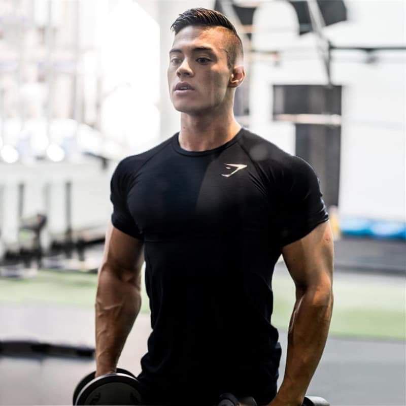 Áo Thun Nam Tập Gym Cổ Tròn Cao Cấp - Áo thun Gymshark - HD GYM - Thời trang GYM và THỂ THAO