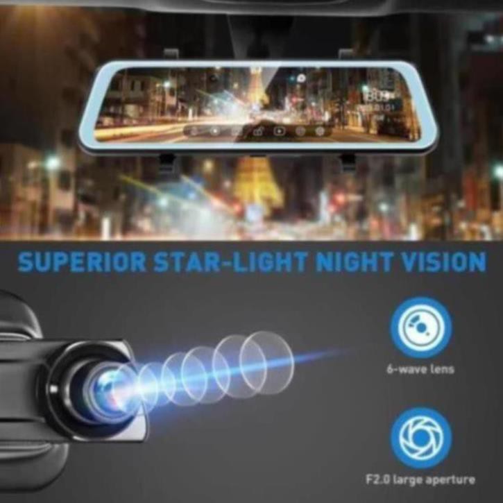 Camera Hành Trình xe ô tô 💥uy tín💥 Màn Hình Cảm Ứng 9.66 Inch Ips 1080p Full Hd Cho Xe Hơi | BigBuy360 - bigbuy360.vn