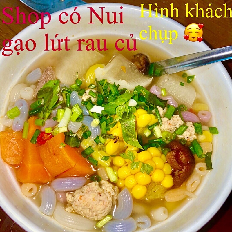 Bánh Canh Ống gạo lứt Eat clean keto ăn kiêng giảm cân béo phì tiểu đường ăn chay thực dưỡng gạo lứt đỏ 6 tháng