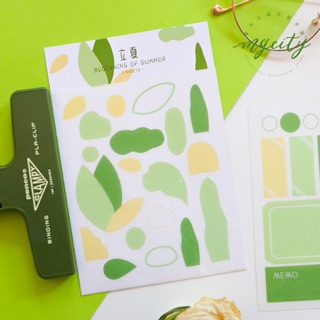 Set 2 sticker tiện ích trang trí sổ