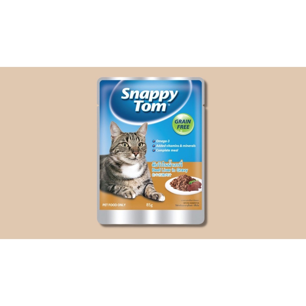 Pate cho mèo Snappy Tom 85g