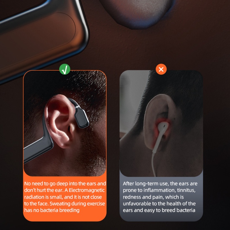 Tai Nghe Thể Thao zzz Bluetooth 5.1 Móc Vành Tai Chất Lượng Cao
