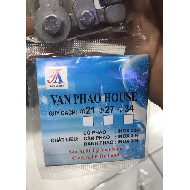 Van Phao INOX HOUSE 304 21, 27, 34