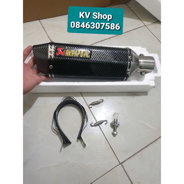 Pô Akrapovic / pô AK Lục Giác Carbon