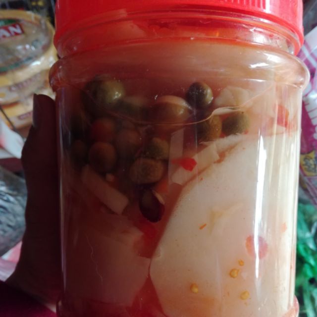 Măng ngâm dấm ớt móc mật